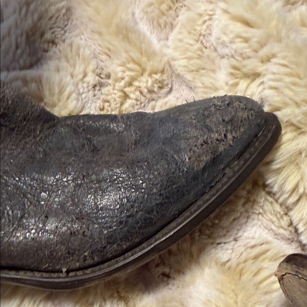 Frye Brown Leather Studded Western Boot - Picture 9 of 9